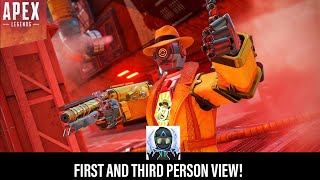 New Apex Legends Fight Night Bundle Pathfinder Memoir Noir Skin In First And Third Person View [upl. by Tiffany]