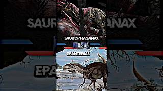 Saurophaganax VS Epanterias dinosaur prehistoric paleontology whoisstrongest shorts trending [upl. by Quinta]