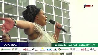 KHOLEKA LIVE PERFORMANCE AT UVUKILE GOSPEL FESTIVAL [upl. by Neelloc]