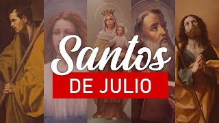 Santos del mes de Julio [upl. by Renrag385]