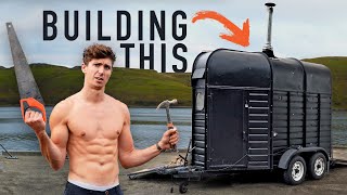 Building A Sauna in a Horse Trailer [upl. by Nnairac]