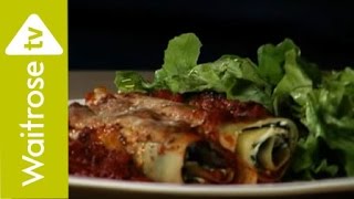 Ricotta and Spinach Cannelloni  Waitrose [upl. by Ardnaskela]