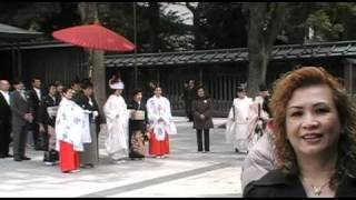 Japanese Traditional Wedding at Meiji Shrine  Tokyo [upl. by Erl]