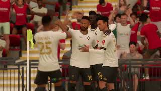 FIFA 22 Neymar elástico golaço hat trick na conta [upl. by Garvey]