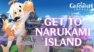 How to Get to Narukami Island in Genshin Impact 2024  Genshin Impact Tutorial [upl. by Glarum]