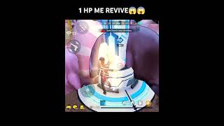 1 HP Me Revive 🥹 Br Ranked Mode🥺 Grandmaster Lobby 😱Only one hp 🥺 freefire youtube ff shorts [upl. by Erehs]