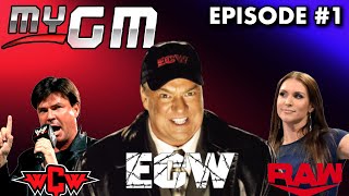 Monday Night Wars gets EXTREME  WWE 2K24 MyGM ECW Series Episode 1 [upl. by Henarat884]