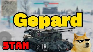 5Tan  Gepard  War Thunder Mobile [upl. by Eiltan]