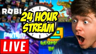 LIVE  24 HOUR STREAM 100k Subscribers LIVE [upl. by Piotr203]