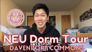 Northeastern University Dorm Room Tour Davenport Commons [upl. by Taber]