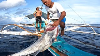 Huge and strong fish eat at the kitang PALANGRE  Bryan Fishing Tv [upl. by Lebasiram164]