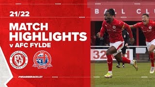 Highlights  Brackley Town v AFC Fylde Extended [upl. by Tiphany540]