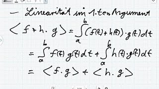 Das Skalarprodukt der stetigen Funktionen Fourier [upl. by Loni362]