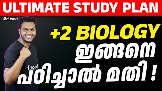 Plus Two Biology  Ultimate Study Plan  Eduport Plus Two [upl. by Corabelle]