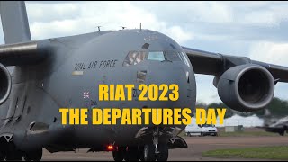 RIAT 2023 THE DEPARTURES 4K airshowvision [upl. by Gudrin]