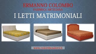 Letti matrimoniali  Colombo Salotti [upl. by Akinaj]