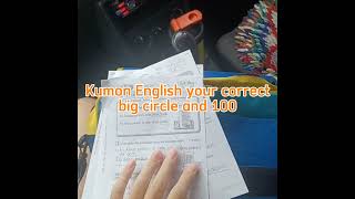 Kumon English grading [upl. by Lrigybab]