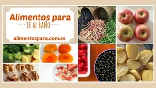 Alimentos para ir al baño [upl. by Siusan]