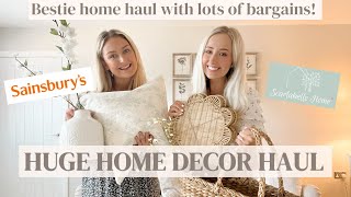 BESTIE HOME DECOR HAUL Sainsburys Small business Modern country interiors New in May 2023 bargains [upl. by Ullman]