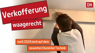 DIY Verkofferung Bau eines Deckenkoffers waagerechtRigipskoffer  DH – Trockenbau [upl. by Plotkin]