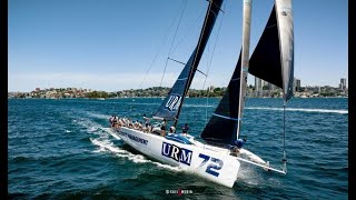 Aboard SydneyHobart race favourite the Reichel Pugh 72 URM maxi [upl. by Lacagnia]