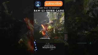 Wukong’s Unstoppable Fury Conquering BawLiGuhhLang  Black Myth Wukong viralvideo viralshorts [upl. by Cornelius]