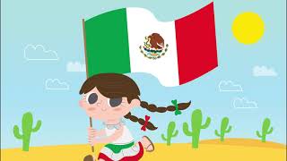 Bandera Mexicana  Canción para niños [upl. by Ayatnohs]