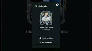 Club 80 Nico Barella SBC 😍🔥 fc25 thunderstruck blackfridaypromo [upl. by Aihsercal]