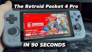 Retroid Pocket 4 Pro in 90 seconds  Bytesized consoles [upl. by Fen217]