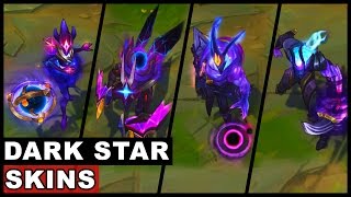 All Dark Star Skins Orianna KhaZix Thresh Varus  Old and New Skins Spotlight League of Legends [upl. by Groark]