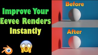 Instantly improve you lighting in Eevee in Blender [upl. by Hege]