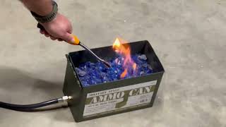 DIY Portable Budget Propane Fire Pit under 55 [upl. by Keavy]