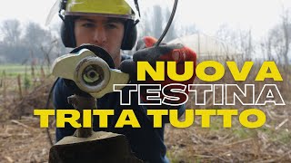 Decespugliatore NUOVA TESTINA rivoluzionaria  sostituzione FACILE del FILO [upl. by Terryn97]