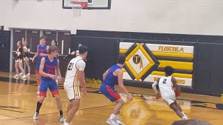 Tuscola Warriors vs TriCounty Titans Varsity Boys Basketball Highlights [upl. by Dumm]