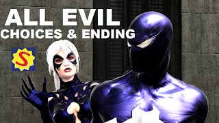 All Evil Choices and Evil Ending  SpiderMan Web of Shadows [upl. by Gairc]