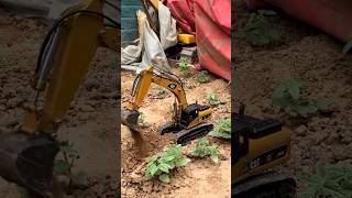 CAT excavator truck collecting clay [upl. by Helmut]