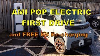 CITROEN AMI POP FIRST DRIVE 45 MILES with FREE EV CHARGE [upl. by Eeresed]