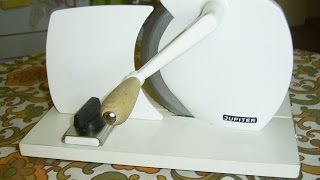 Test Funktionsprüfung JUPITER Allesschneider BrotschneiderFood Slicer [upl. by Annil784]