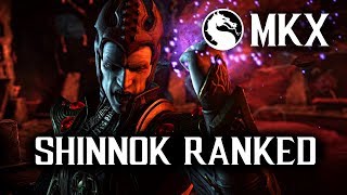 Mortal Kombat X Online  Shinnok Ranked Matches [upl. by Ainoda497]