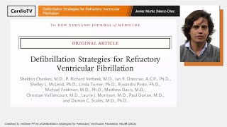 Desfibrilación en fibrilación ventricular refractaria [upl. by Airitac]