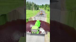 tankertruck truck pothole simulation shorts [upl. by Noni886]