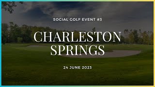 Charleston Springs North Course  2023 Social Golf Event 3  New Jersey Golf Society [upl. by Retseh320]