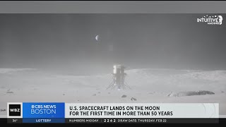 Private owned US spacecraft lands on moon for first time in over 50 years [upl. by Nnoryt]