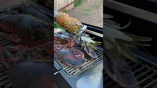 Biggest Lobster Ever Grilled [upl. by Naihtniroc768]