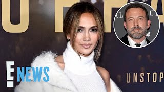 Jennifer Lopez Reacts to Estranged Husband Ben Affleck Calling Her “Spectacular”  E News [upl. by Nrublim]