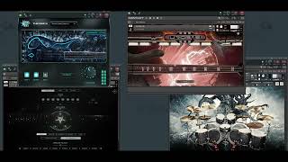 Modern Metal  Odin II  Cabal 8  Eurobass III  Krimh Drums VSTi Instrumental [upl. by Innoc41]