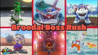 A Custom BROODAL BOSS RUSH Level in Super Mario Odyssey [upl. by Elna]