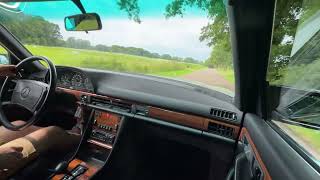 Driving the 1987 MercedesBenz W126 500 SE  Oldenzaal Classics [upl. by Adnara453]