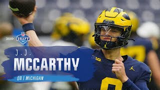 JJ McCarthy Highlight Reel  2024 NFL Draft [upl. by Brittain975]