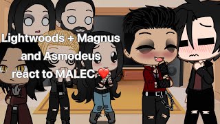 Lightwoods  Magnus and Asmodeus react to Malec 25  Malec 💙❤️ [upl. by Atiuqad]